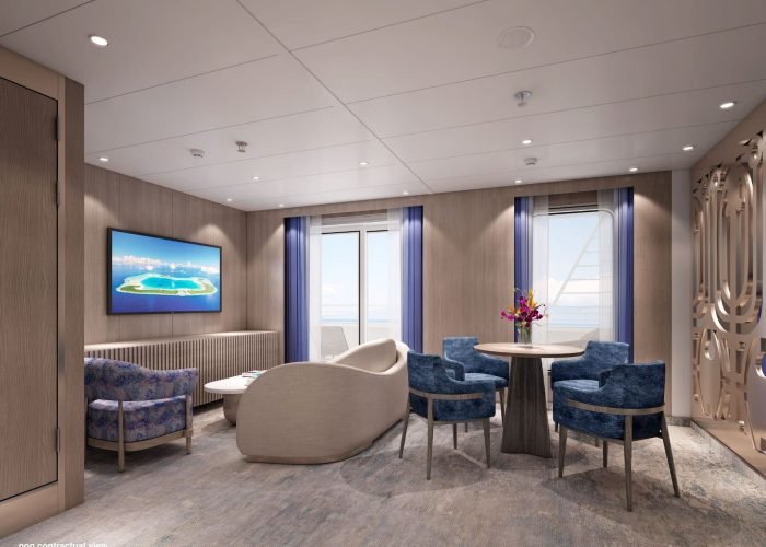 croisière Aranoa - suite présidentielle / armateur - photo de synthèse