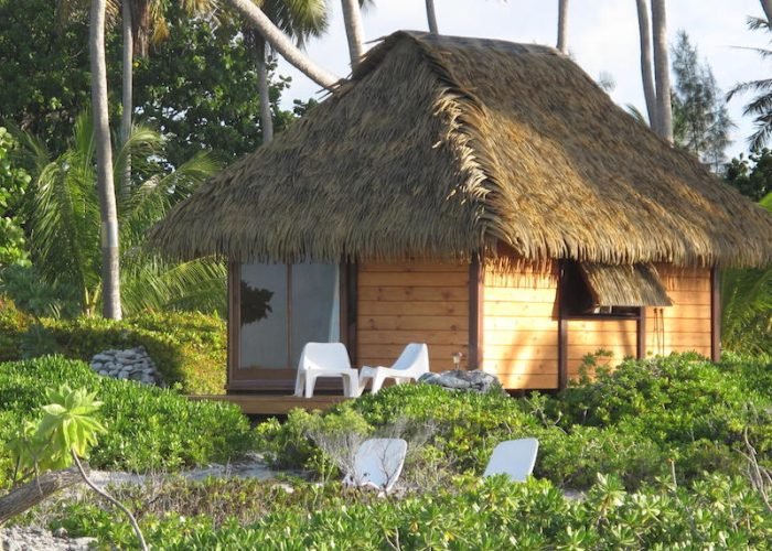 Pension Raimiti Fakarava sud - extérieur d'un bungalow crusoe