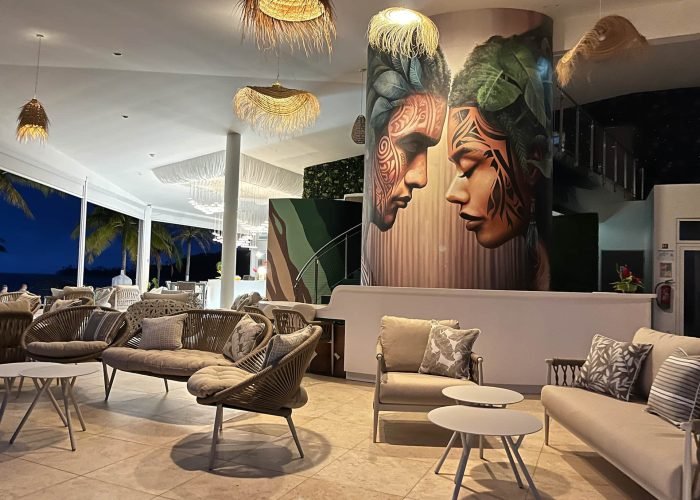 hôtel apatoa Raiatea - réception