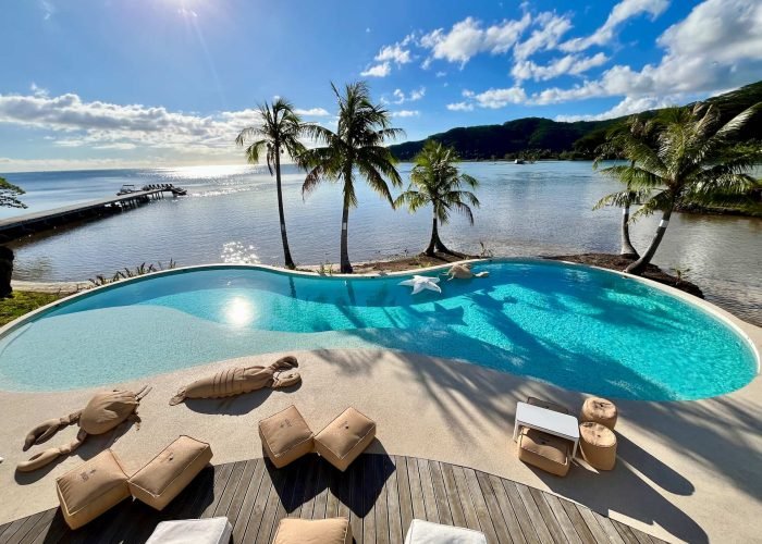 hôtel apatoa Raiatea - piscine