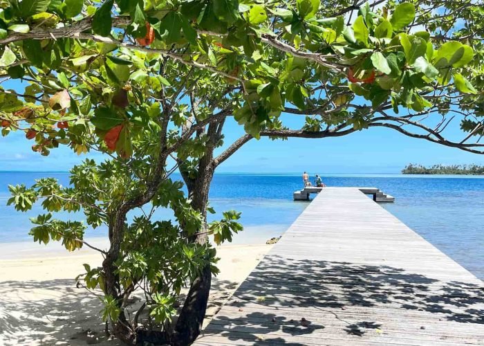 hôtel apatoa Raiatea - ponton