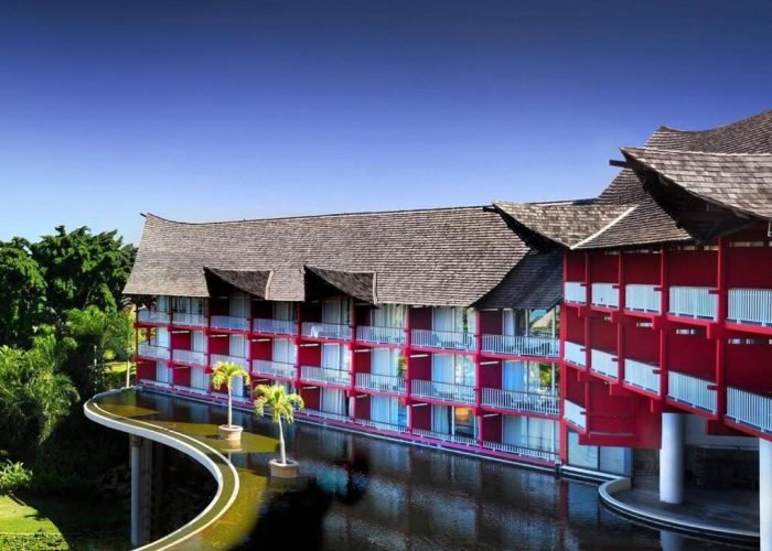 Hôtel Tahiti lagoon Resorts 3* à Tahiti - vue sur le bâtiment principal